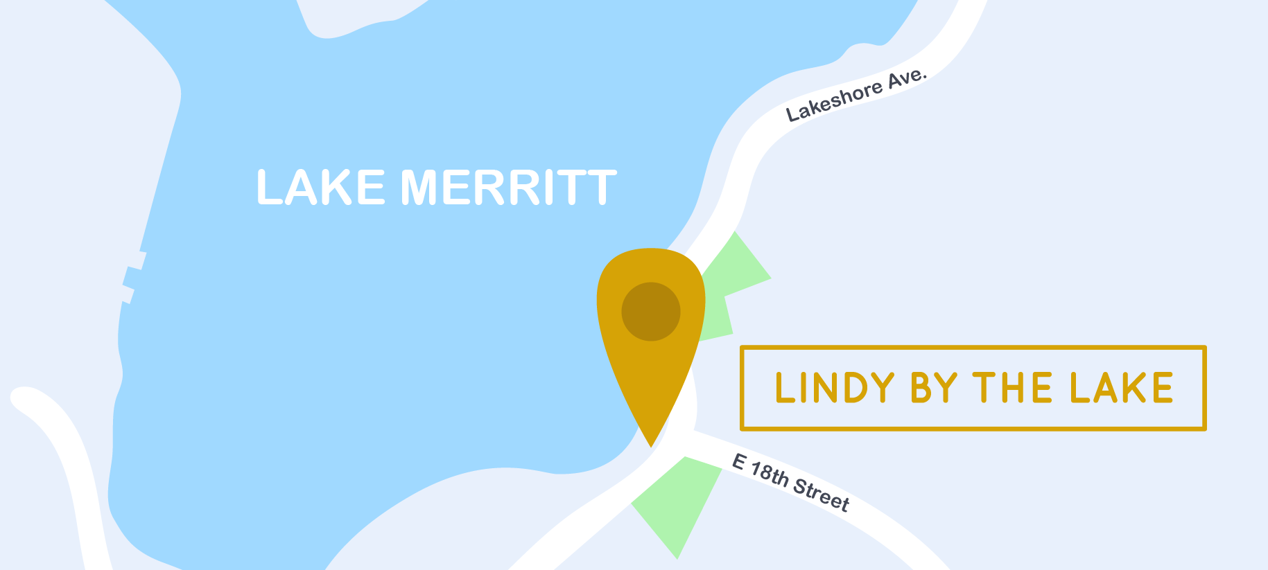 Oakland Swing, Lindy by the Lake, Map, Lake Merritt